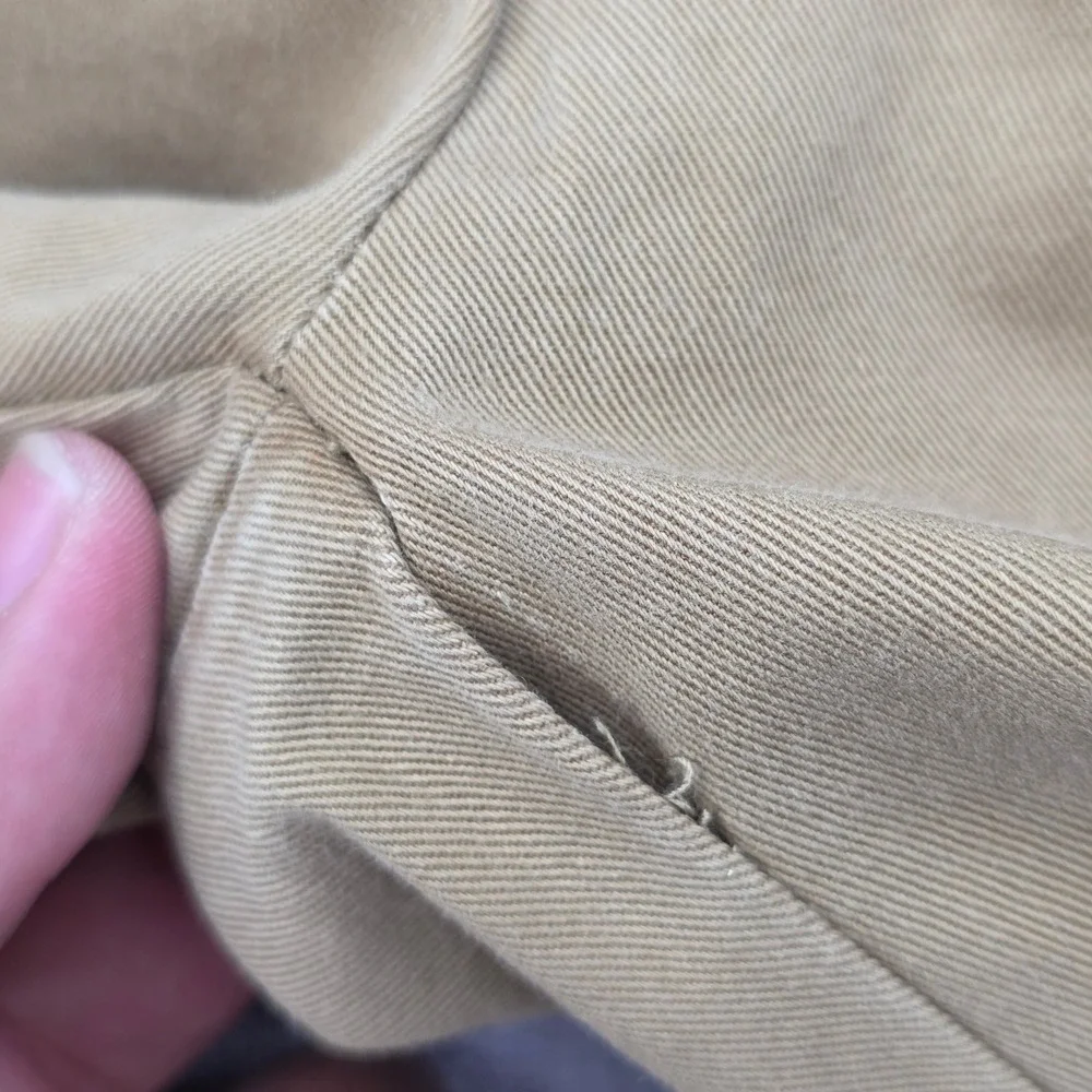 Polo Ralph Lauren Chino Pants Mens 34x30 Khaki Cuffed Straight Leg Tan Fit 34x28